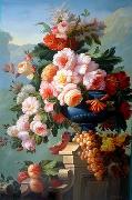 unknow artist Floral, beautiful classical still life of flowers.122 painting